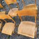 Lot de 50 chaises bistrot empilables vintage 