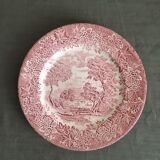 Set of 5 flat plates, EIT England, country décor