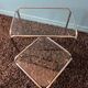 Pair of nesting tables or end of Space age sofa from the 80s