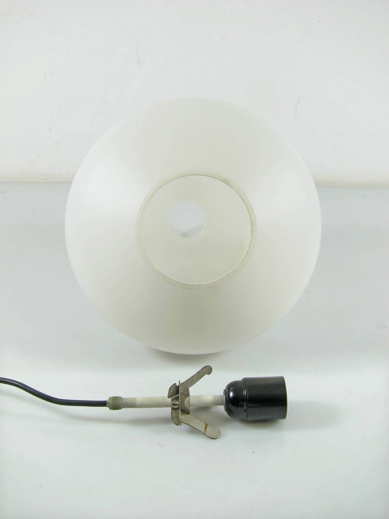 Lisa Johansson-Pape Vintage Opal Glass Pendant – Finnish Mid-Century Light