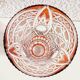 Bohemian glass vase. Czech Republic 1980s.