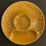 6 plates slurry for artichokes in Gien earthenware, 1960