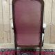 Fauteuil Voltaire du XIXème en noyer - L=68cm, P=78cm, H=1m07, H assise=40cm.