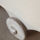 White trailer bed
