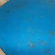 Ancienne table de jardin ronde en fer