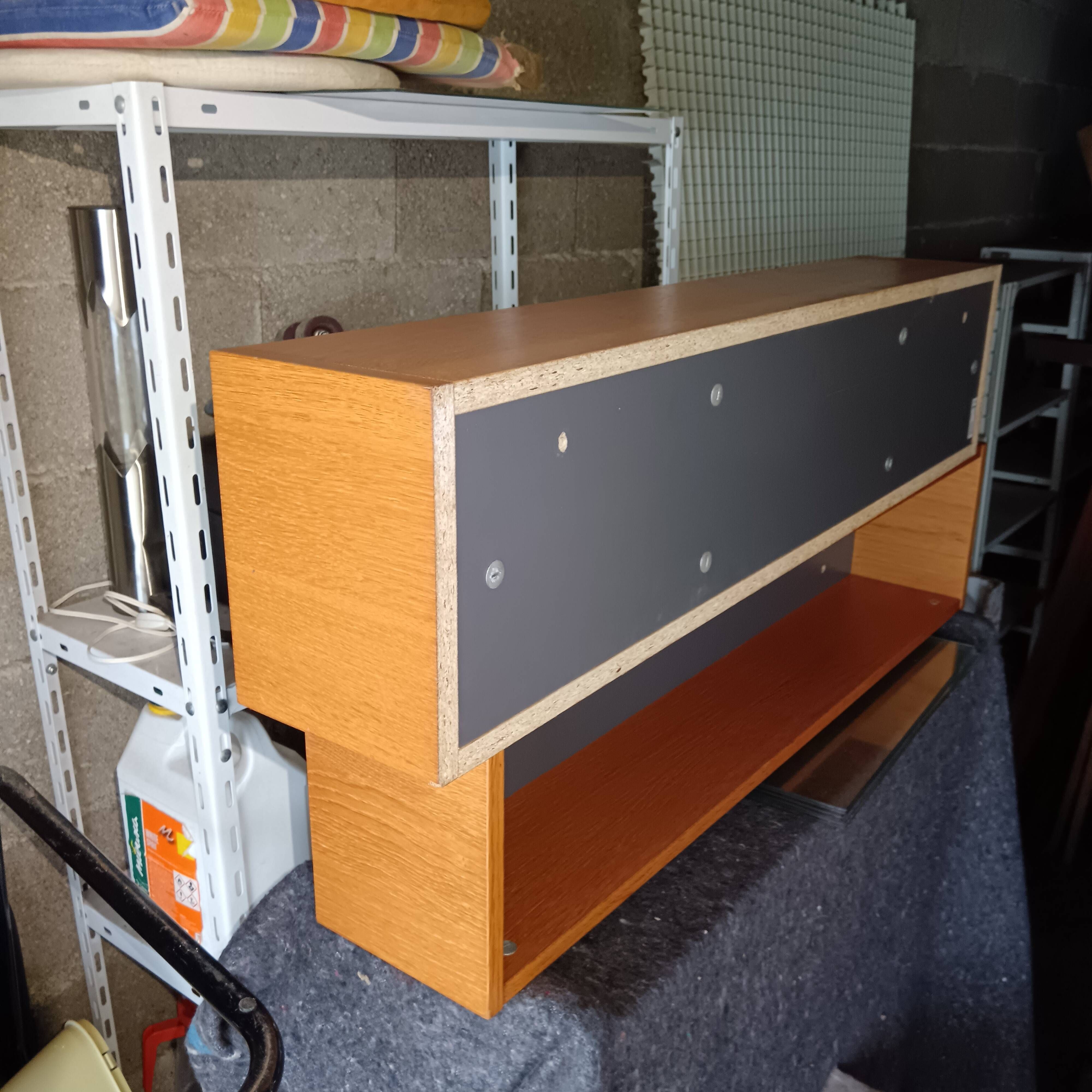 Ikea Bravad shelves 1980 made in Croatia, set of 2