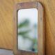 Vintage mirror, wooden mirror, old mirror, table mirror