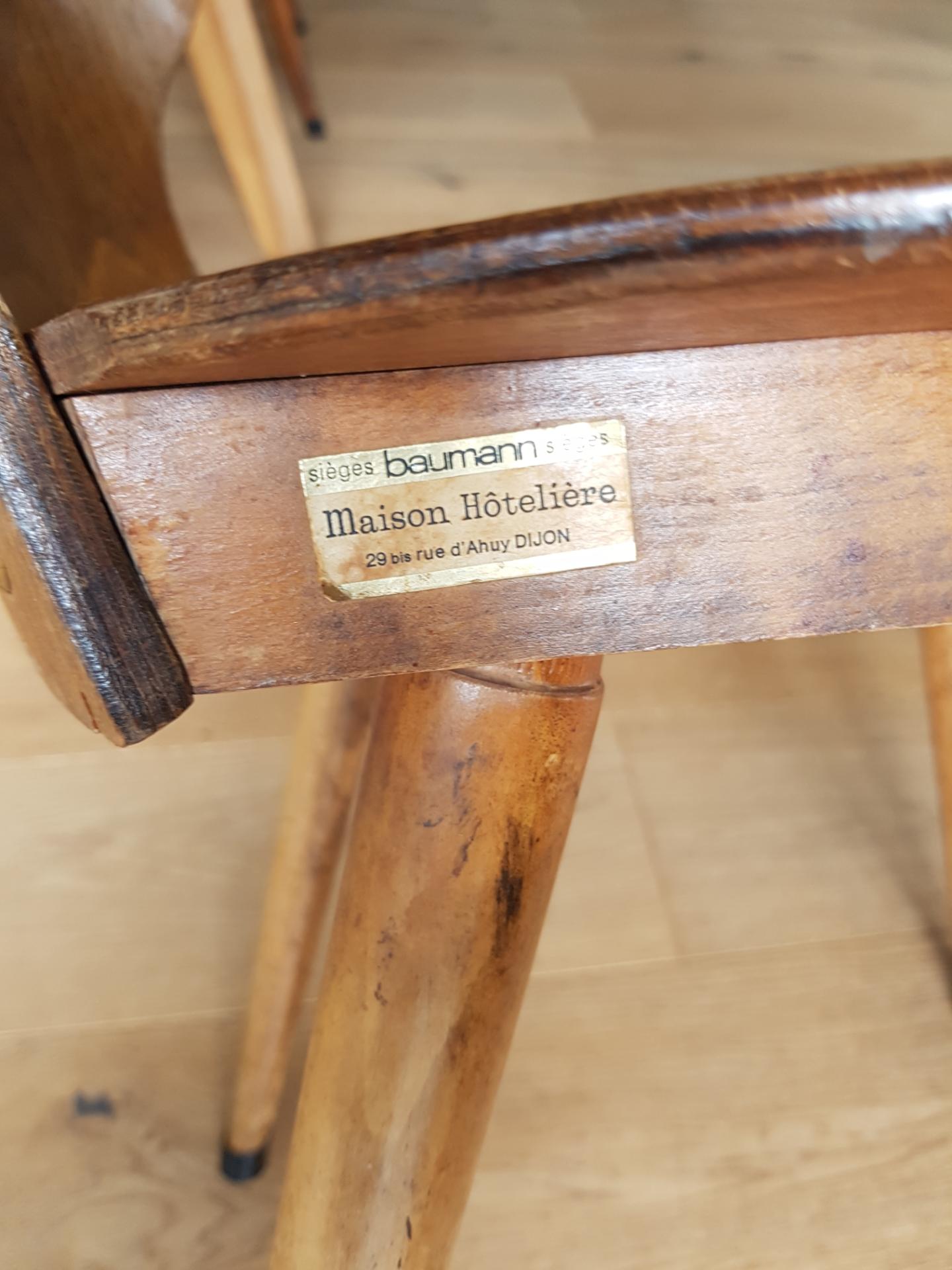 Lot of Baumann V3 Bistro chairs