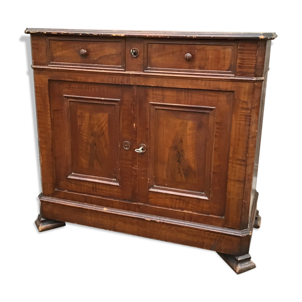 Buffet sapin ancien campagnard bohême 1900s