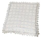 White crochet blanket 160X170