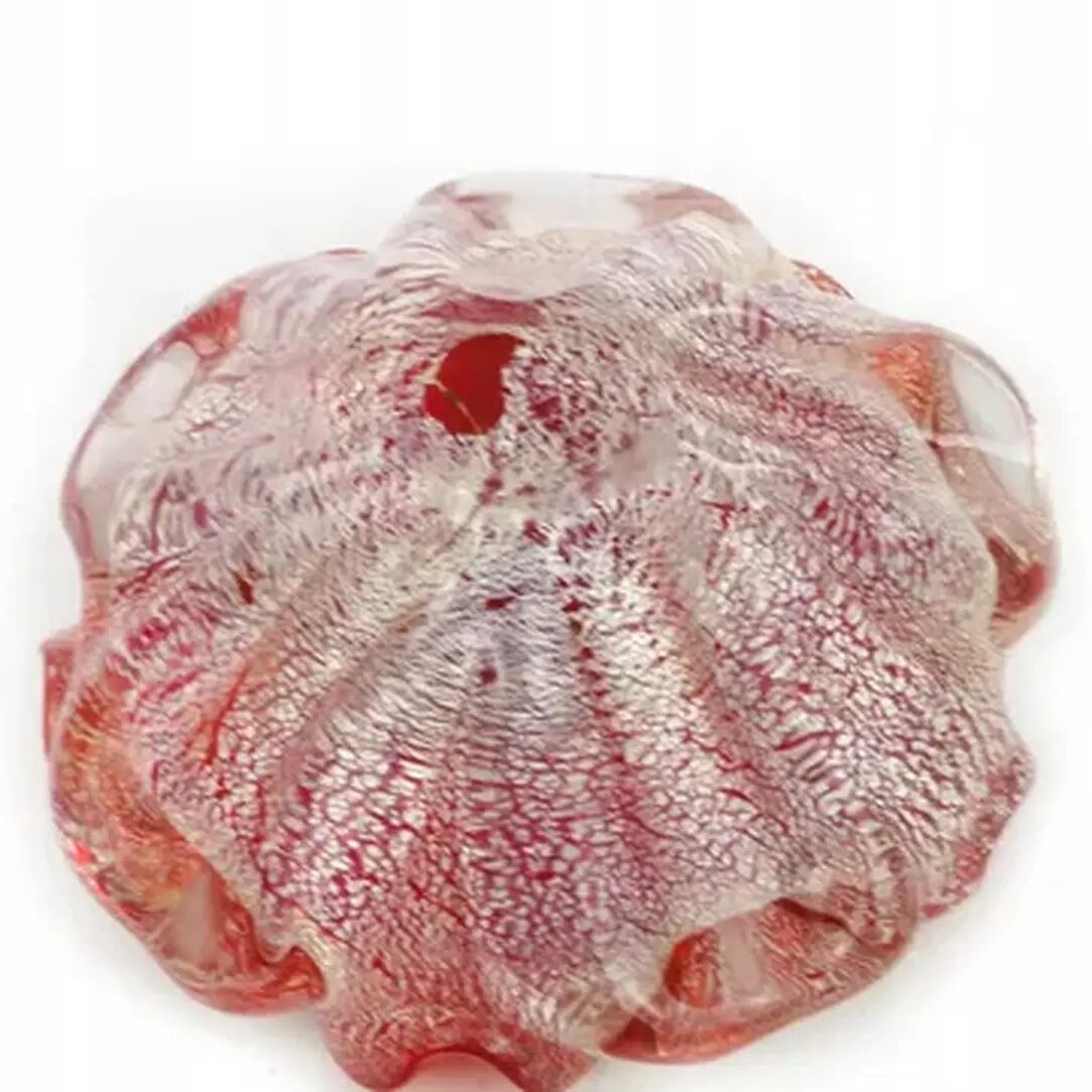 Cendrier, Murano, verre rouge, Barovier & Toso, Italie, années 1950