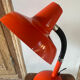Vintage orange metal lamp