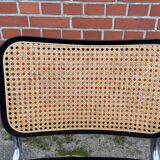 Cesca design chair b32 model black and chrome