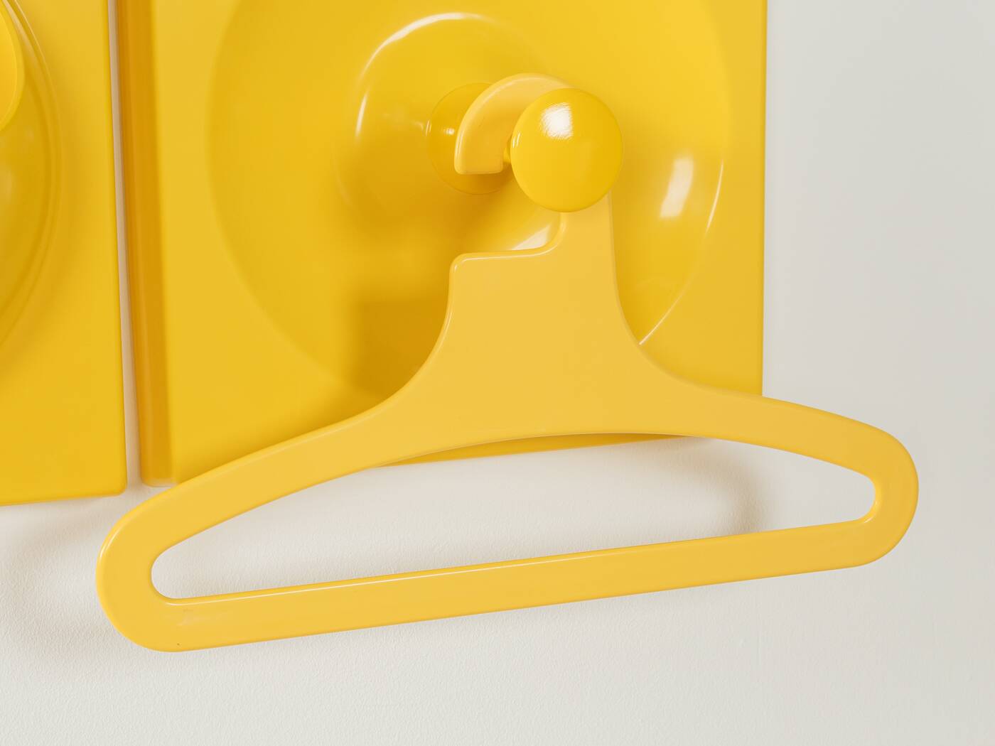 Eight-piece Space Age QUADRO coat rack set by Jürgen Lange for Schönbuch, 1970s