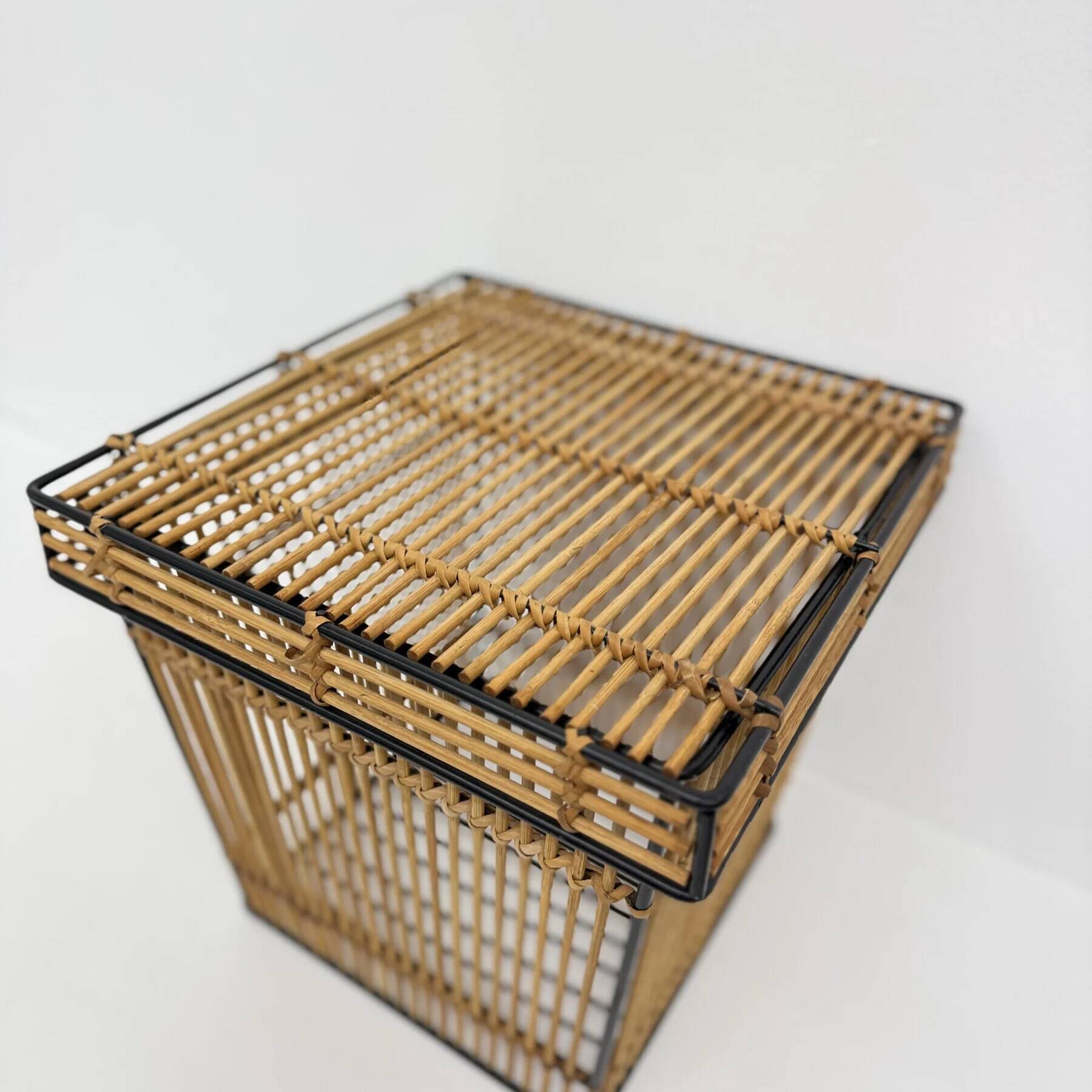 Set of 2 storage baskets by Dirk van Sliedregt for Rohé, Netherlands 1960s