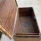 Renovated vintage oak baker's kneading trough