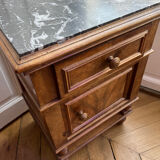 Bedside table and marble top