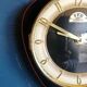 Vintage clock, wall clock "FFR Morbier red and black"