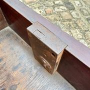 Very large double-sided mahogany desk from the Louis XVI 18th century