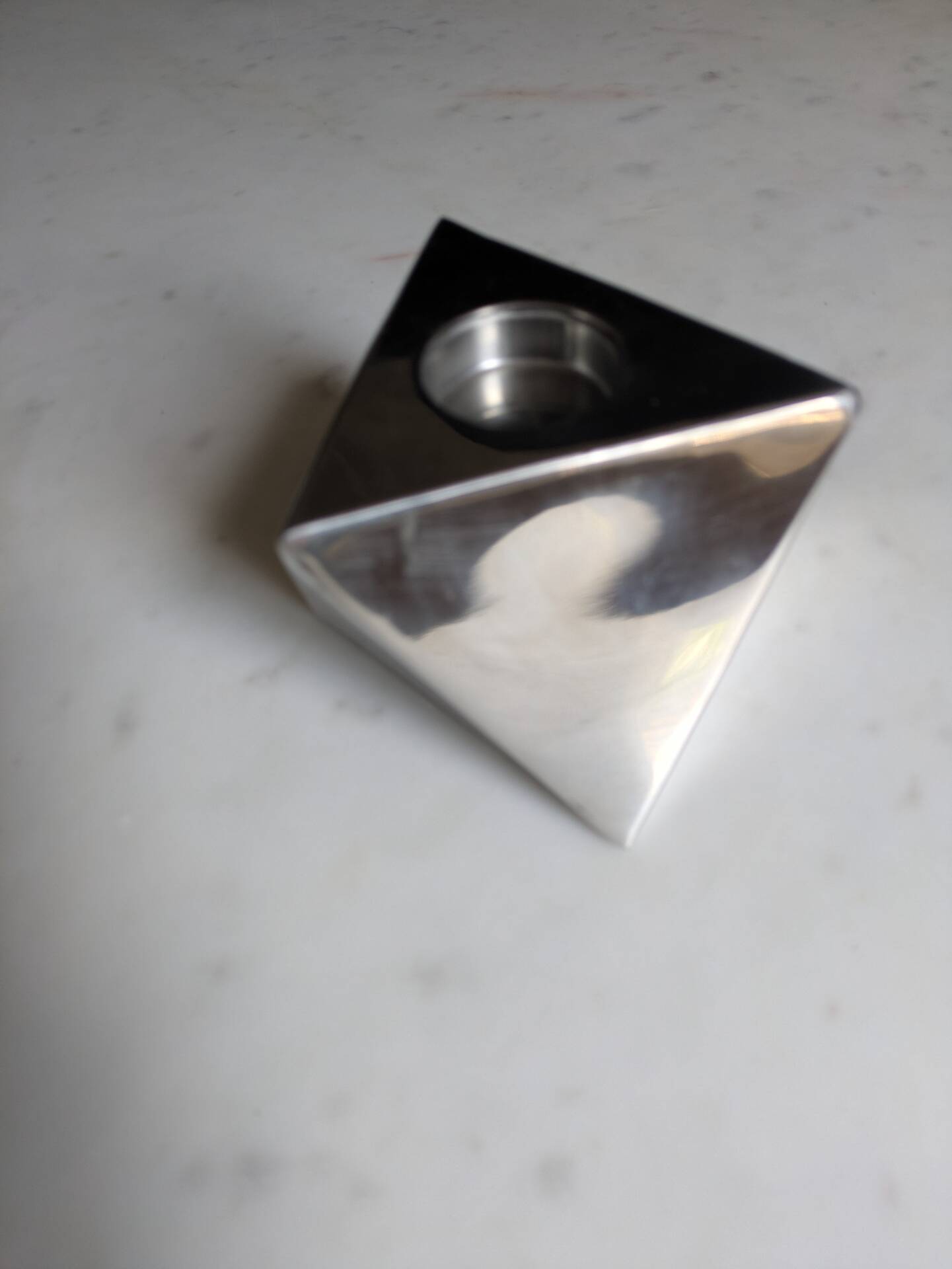 Set of vintage, collector and designer candle holders.