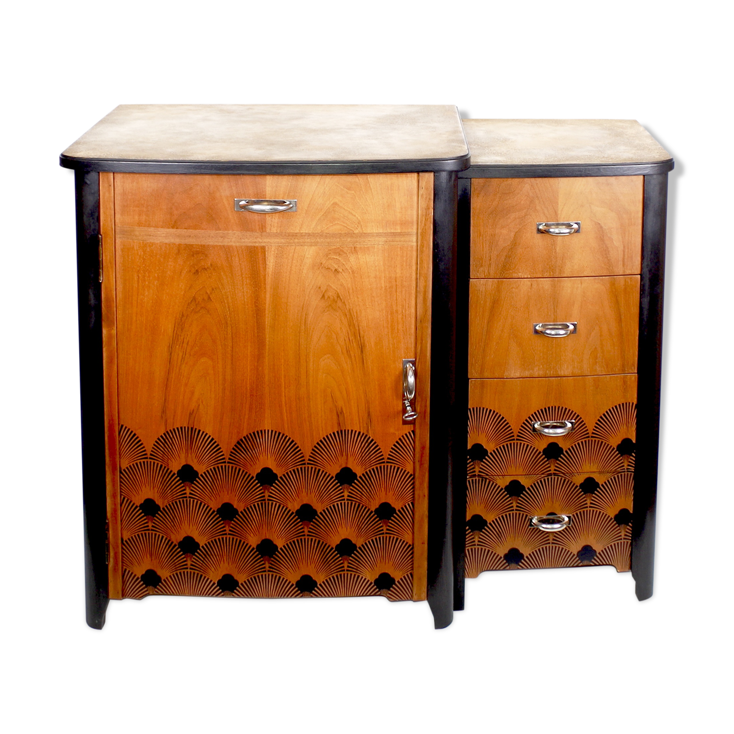 Furniture bar seigaiha