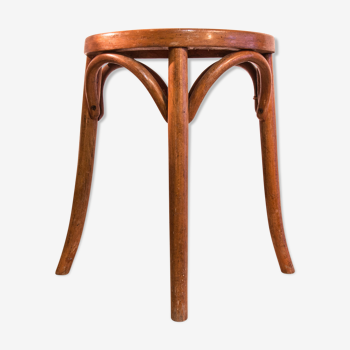 Tabouret en bois courbé