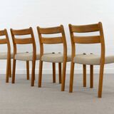 Chaises de Salle à Manger Mid-Century en Teck par EMC, Danemark, années 60, Set de 4