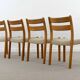 Chaises de Salle à Manger Mid-Century en Teck par EMC, Danemark, années 60, Set de 4