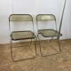 A folding chair model Plia by Giancarlo Piretti for Castelli vintage year 70