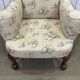 1930s English Chippendale walnut armchair
