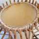 1950s rattan hanging lamp