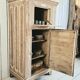Vintage wooden glacier