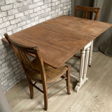 Folding shutter table