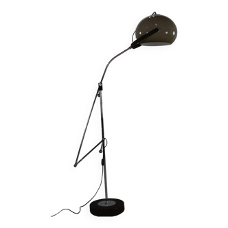 Large seventies floorlamp with adjustable arm by Dijkstra Holland