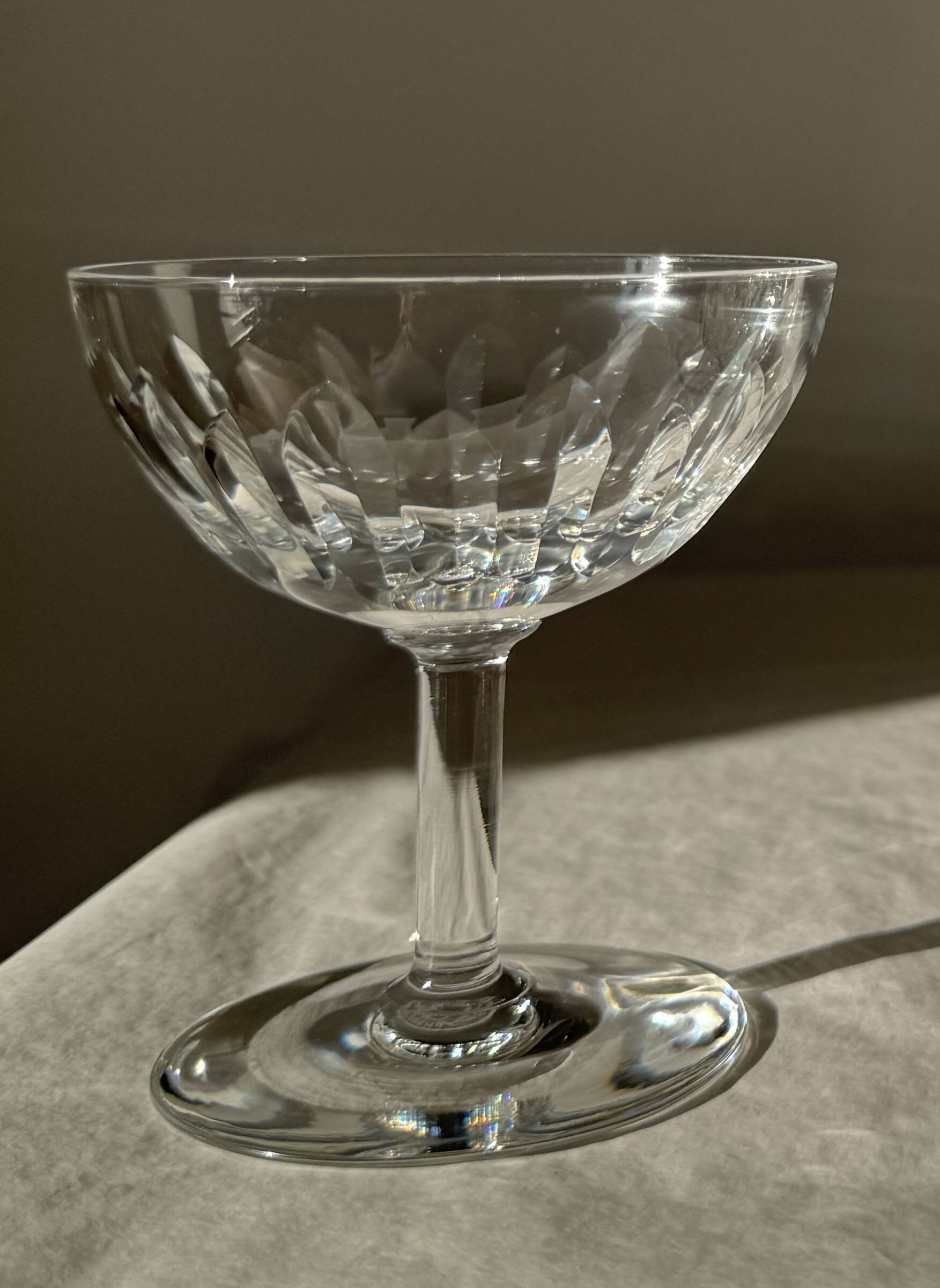 Baccarat Champagne Coupe Cassino Model several available
