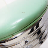 Paire de tabourets vintage style rétro des années 1950