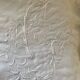 Drap de trousseau monogramme RC vers 1900.