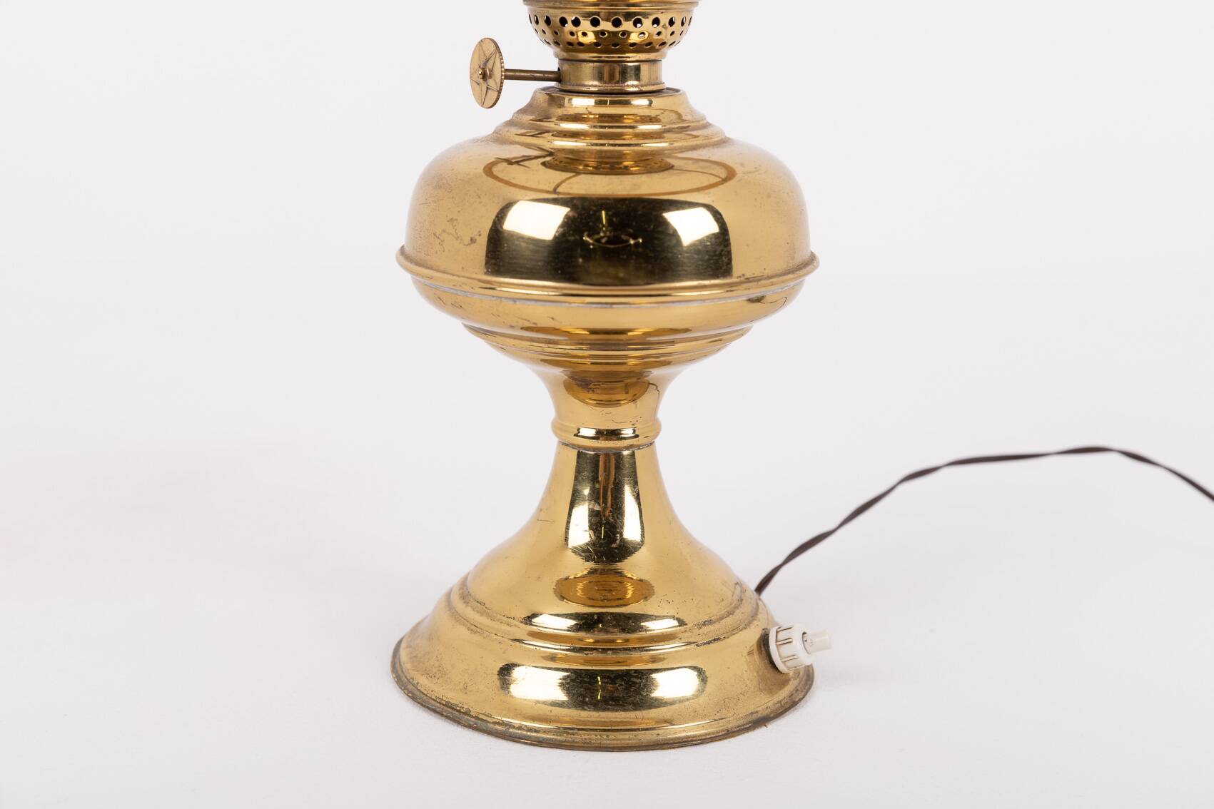 Mid-Century brass table lamp, 1950’s