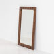Miroir mural graphique sculptural