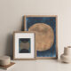 Painting on paper 30x40cm frameless single piece dated and signed on the back