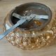 Helena Tynell Vintage Snail Amber Glass Ceiling Light