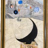 Modern sculpture table