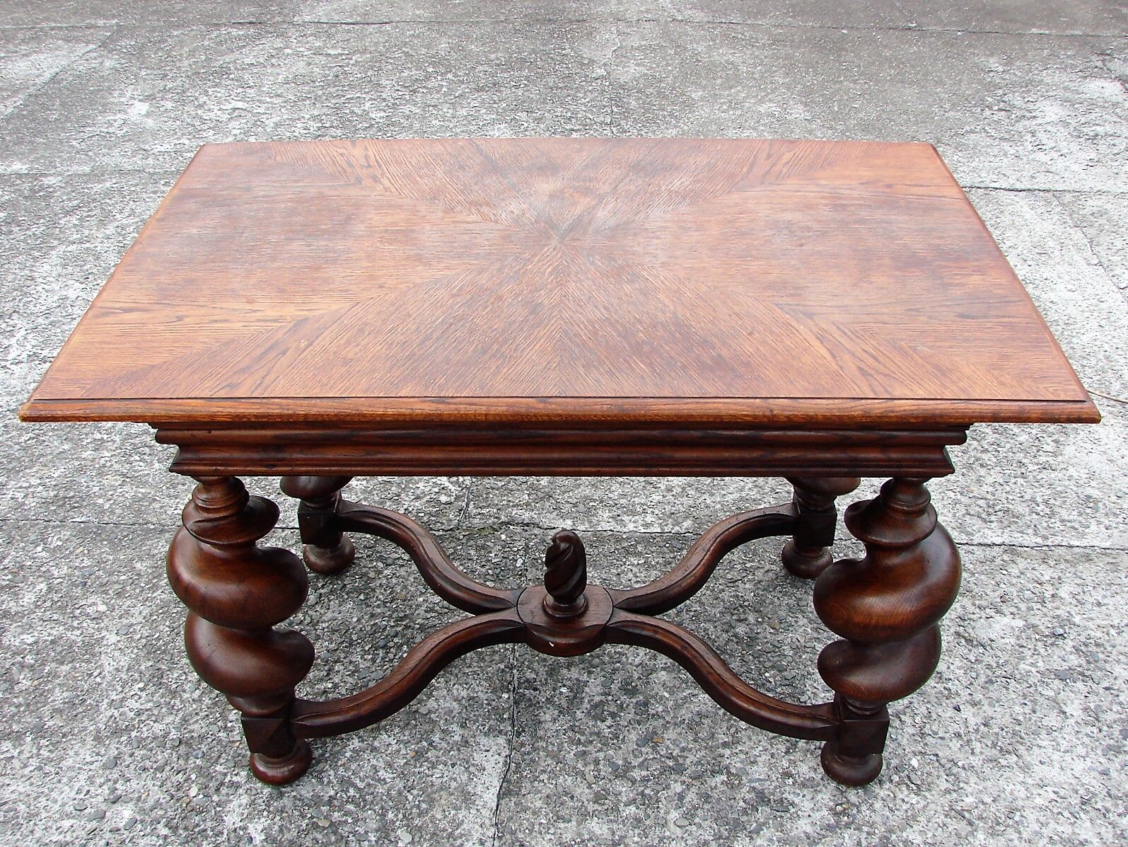 Oak table, 1950s