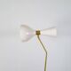 Modern Italian Table Lamp in Brass and Metal, Stilnovo Style