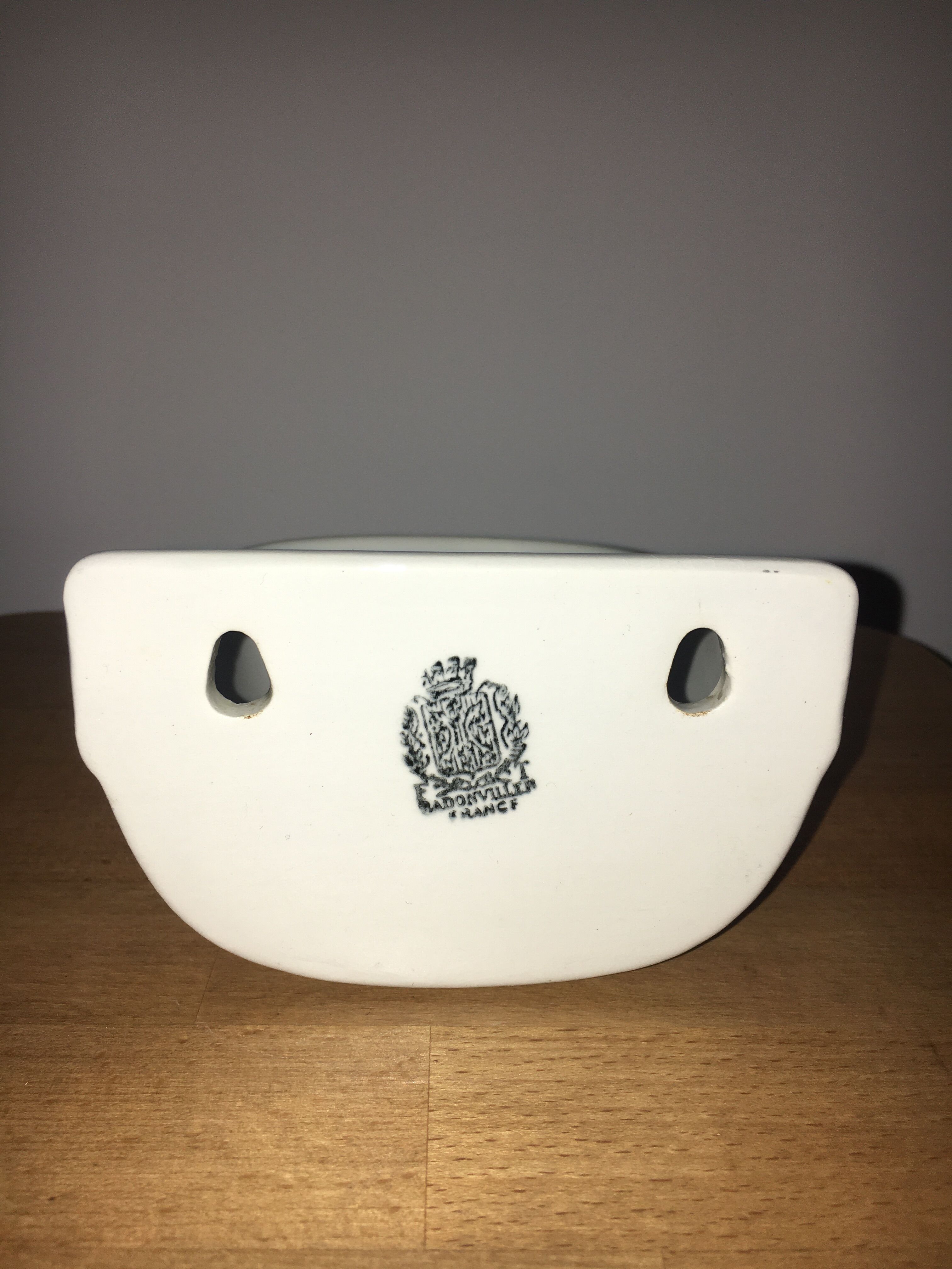 Antique ceramic wall soap dish