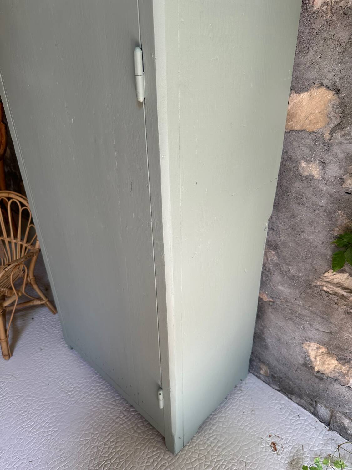 Refurbished 1-door Parisian wardrobe