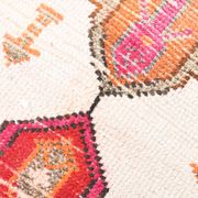 Red & Brown Oriental Persian Runner Rug, 84x334Cm
