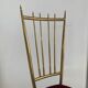 Vintage Chiavari Velvet Chair Circa 1960 Italy