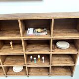 Meuble de métier ancien à 24 casiers