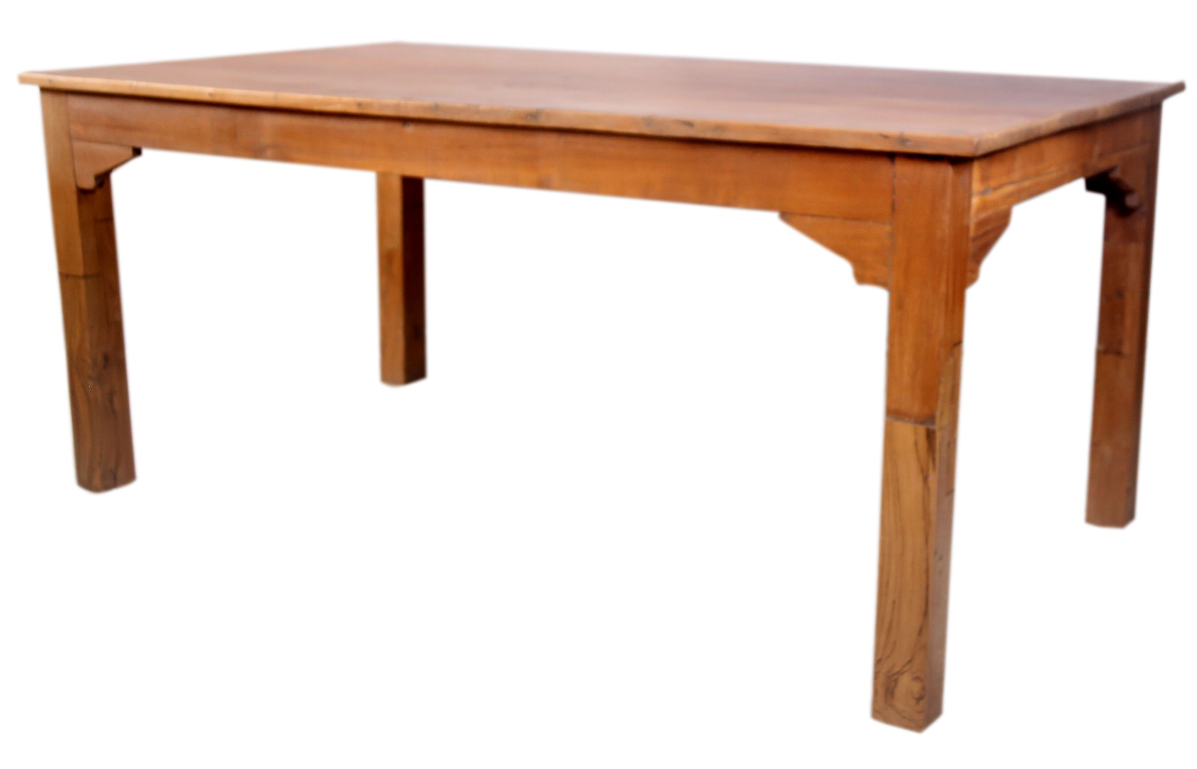 old Burmese teak farm table
